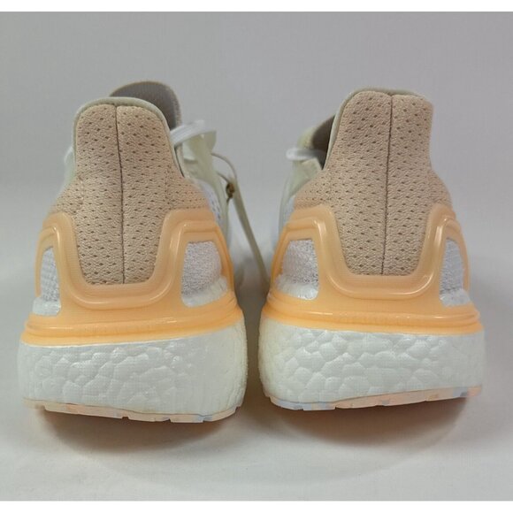 Adidas Ultraboost 19.5 DNA Womens 10 White Orange Running Shoes Sneakers GZ6469 - Picture 7 of 9